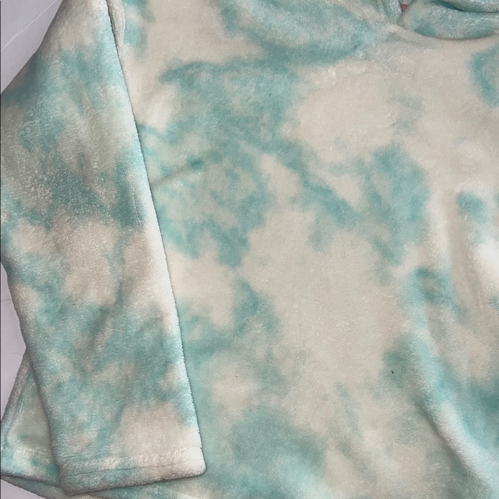 BCBGirls Kids Tie-Dye Hoodie - Cream and Mint - Picture 3 of 6